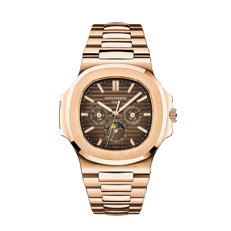 Royal Rose Gold Moonphase Watch